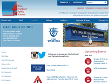 Tablet Screenshot of hall.whps.org