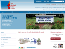 Tablet Screenshot of kingphilip.whps.org